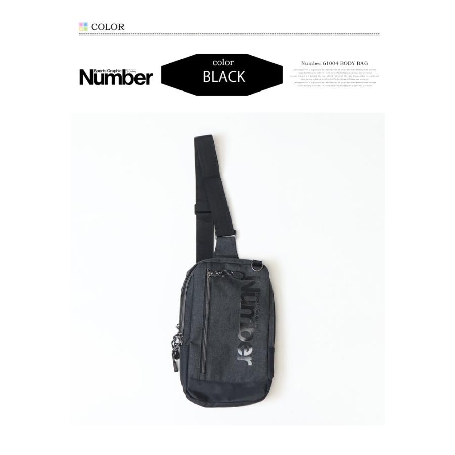 Number ナンバー スクエアボディバッグ 斜め掛け ショルダー メンズ