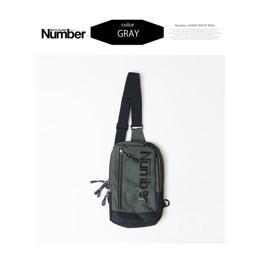 Number ナンバー スクエアボディバッグ 斜め掛け ショルダー メンズ