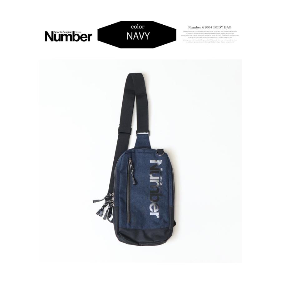 Number ナンバー スクエアボディバッグ 斜め掛け ショルダー メンズ