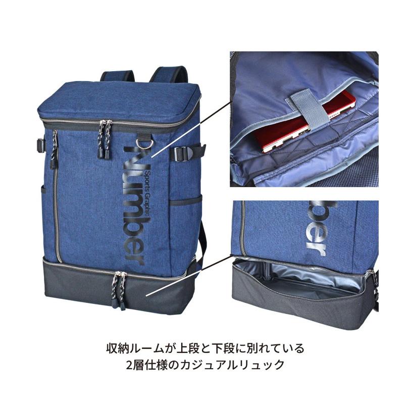 back number2017年ツアーグッズ リュック Number ナンバー 2層デイバッグ リュック バックパック 33L メンズ