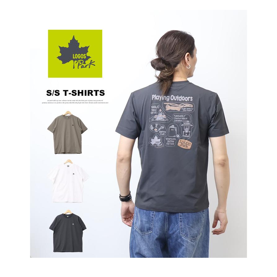 LOGOS（ロゴス） LOGOS Park ロゴスパーク バックプリント 半袖Tシャツ