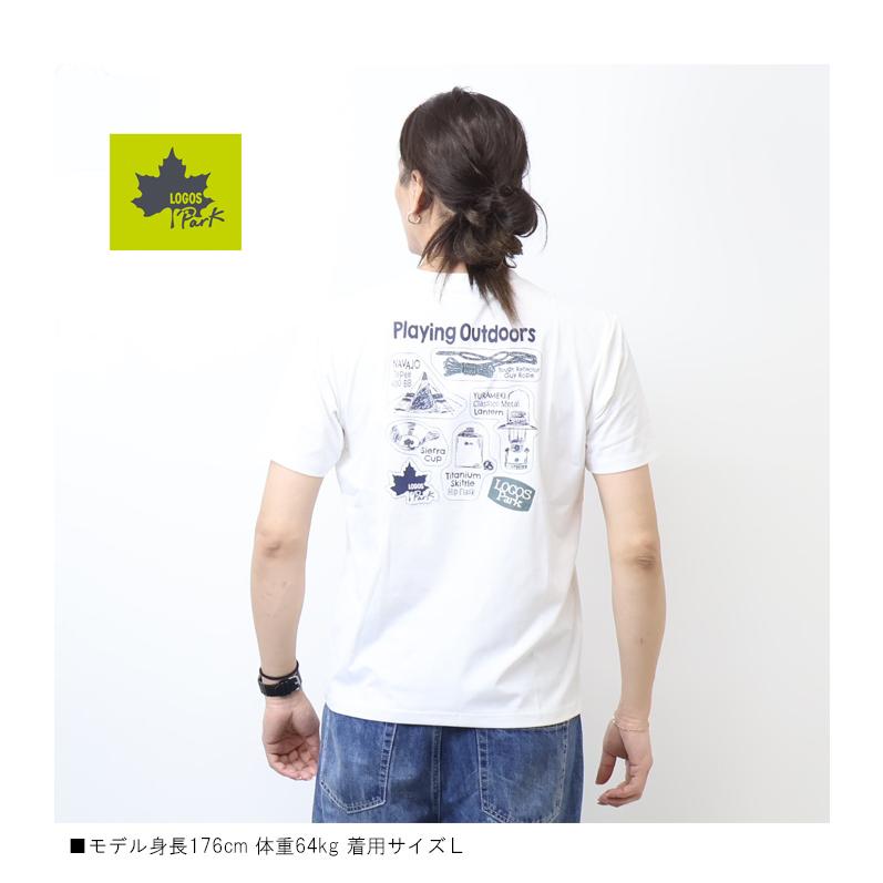 LOGOS（ロゴス） LOGOS Park ロゴスパーク バックプリント 半袖Tシャツ