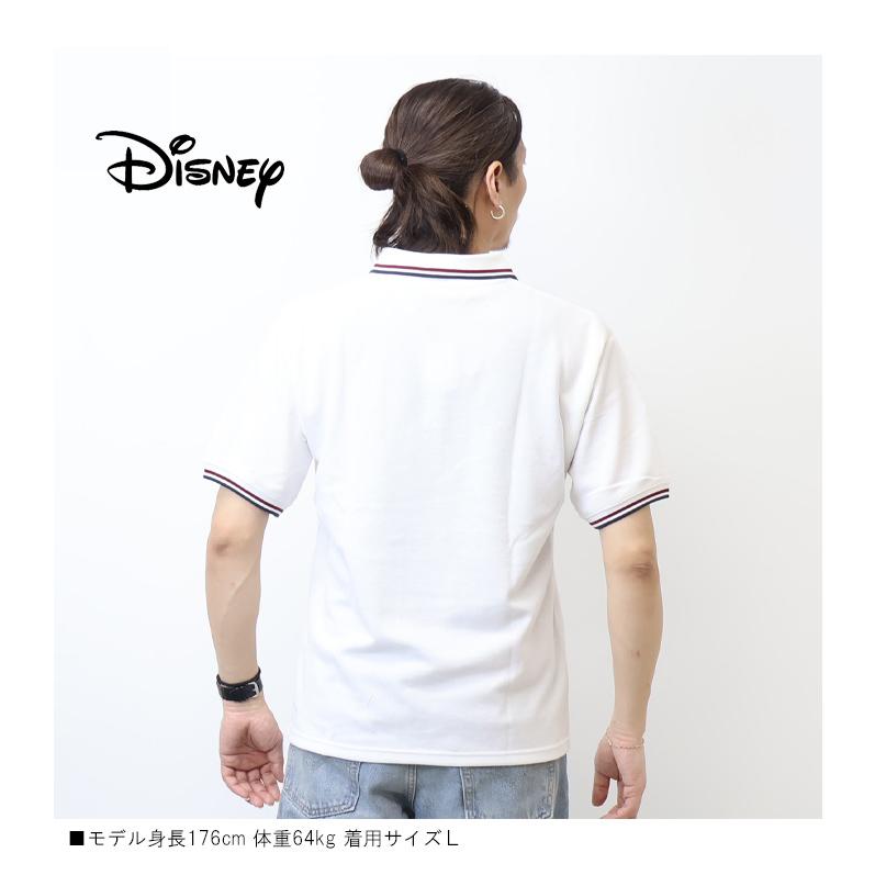 Disney（ディズニー） ミッキーマウス リブライン ワンポイント刺繍
