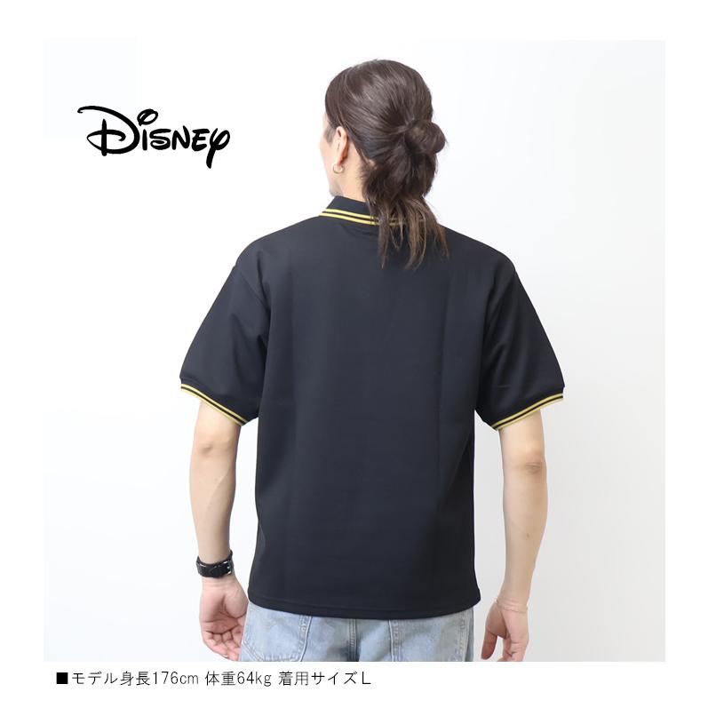 Disney（ディズニー） ミッキーマウス リブライン ワンポイント刺繍