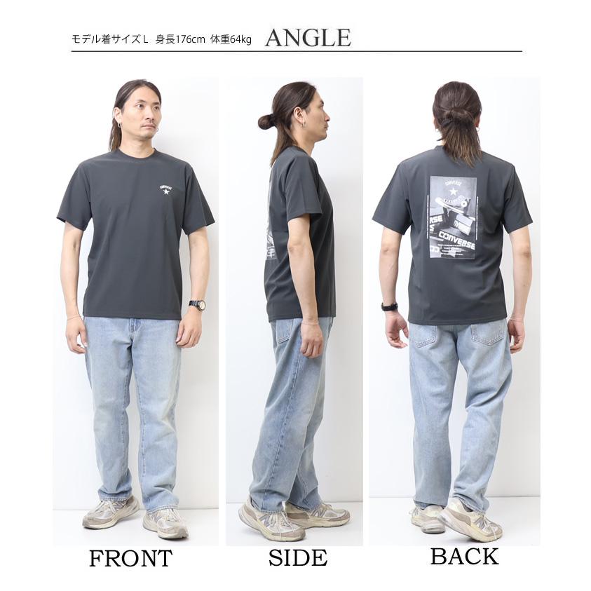 CONVERSE（コンバース） バックプリント 半袖Tシャツ 半T メンズ 6278