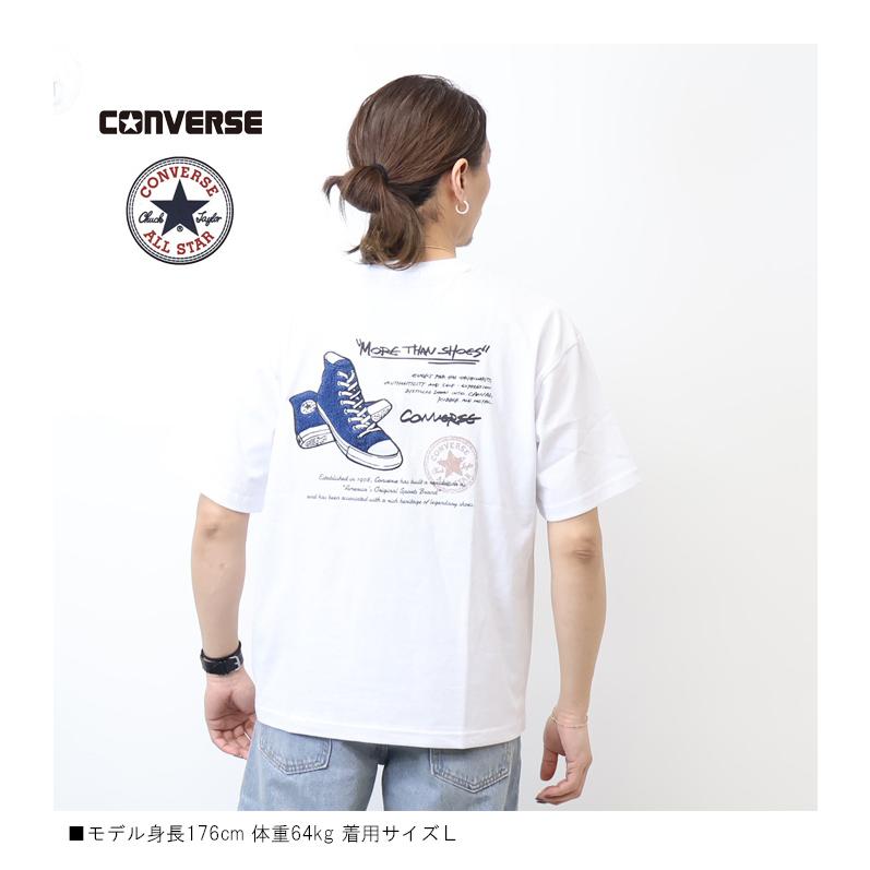 CONVERSE（コンバース） バック刺繍 半袖Tシャツ 半T メンズ 6278-7412