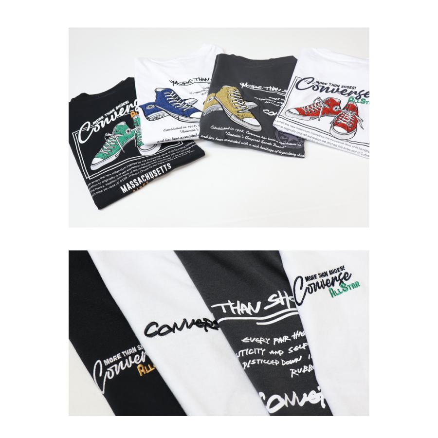 CONVERSE（コンバース） バック刺繍 半袖Tシャツ 半T メンズ 6278-7412