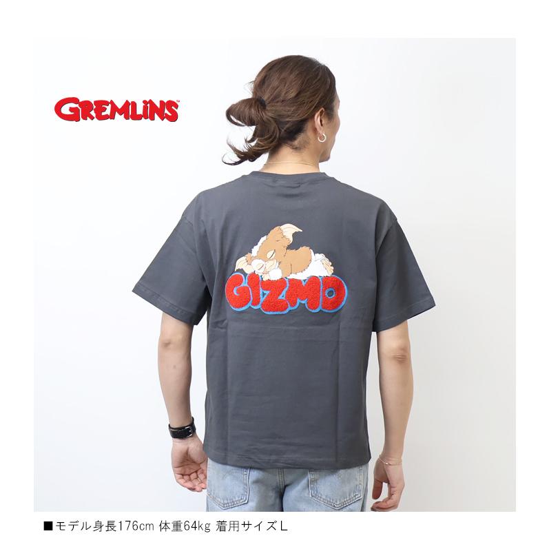 GREMLINES グレムリン プリント サガラ刺繍 半袖Tシャツ 半T ギズモ メンズ 送料無料 6515005 |  | 08