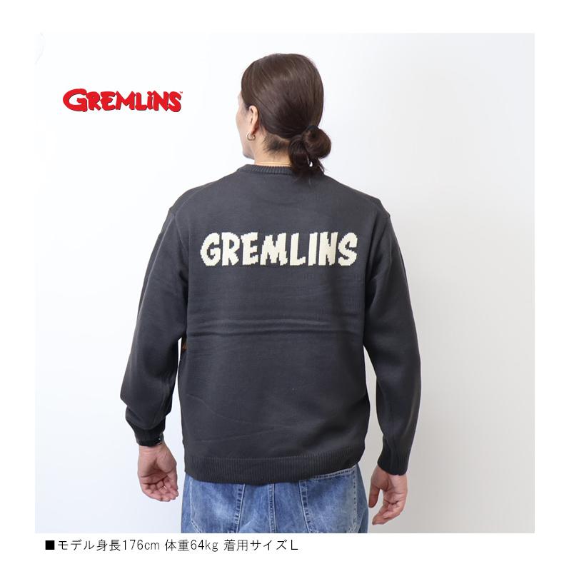 GREMLINES グレムリン ギズモ ジャガード クルーネックニット セーター