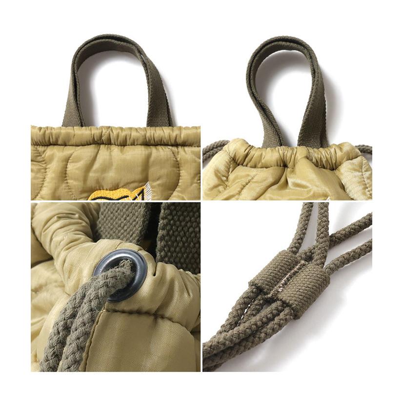 HOUSTON ヒューストン 刺繍キルティングエフェクトバッグ 虎 タイガー 手提げポーチ 手提げ袋 ショルダーバッグ 巾着 小さめ メンズ 送料無料 6844 | HOUSTON | 08