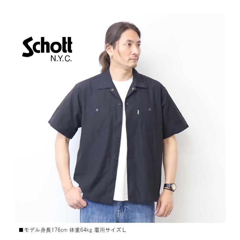 Schott N.Y.C（ショット） Schott コットン ナイロン ワークシャツ