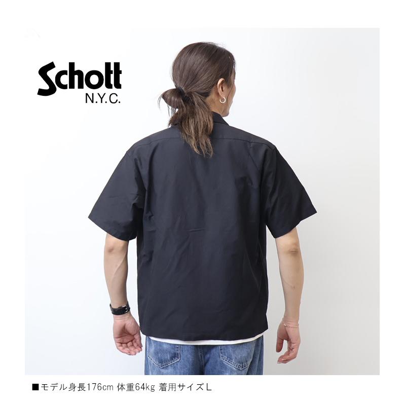Schott N.Y.C（ショット） Schott コットン ナイロン ワークシャツ