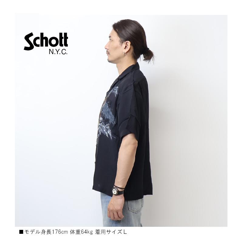 Schott N.Y.C（ショット） Schott レーヨンシャツ TIGER タイガー