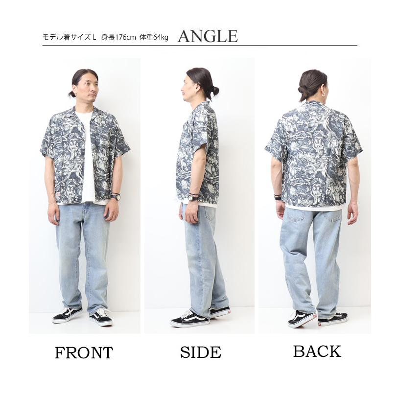 Schott ショット パイナップルジュース レーヨンシャツ WATER VALLEY アロハシャツ 開襟シャツ オープンカラーシャツ メンズ 半袖シャツ 送料無料 782-6123012の画像