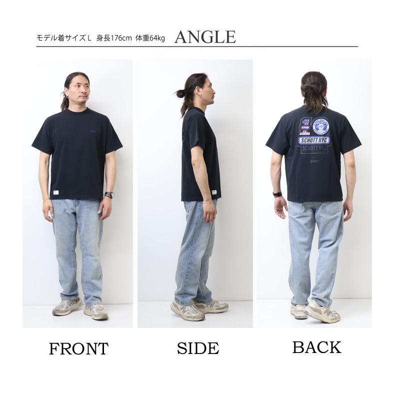 Schott N.Y.C（ショット） Schott メニー ピーシーズ 半袖Tシャツ 半T