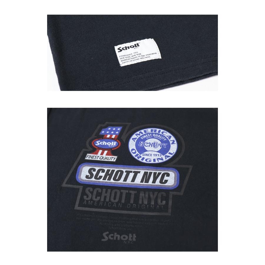 Schott N.Y.C（ショット） Schott メニー ピーシーズ 半袖Tシャツ 半T