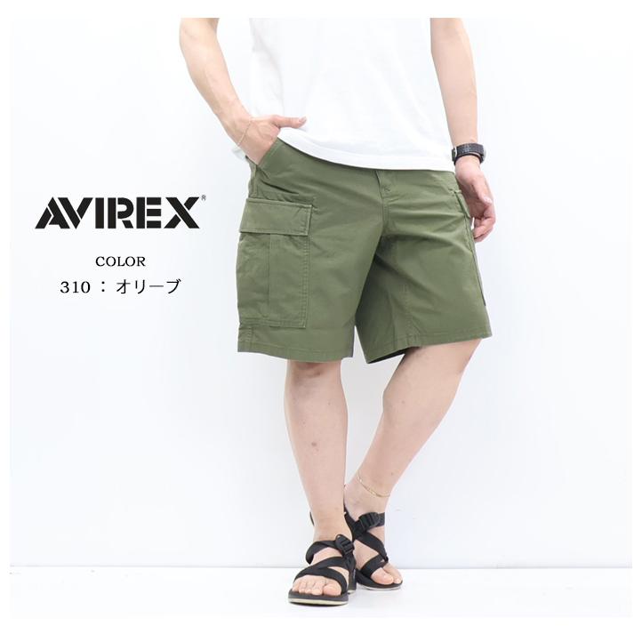AVIREX（アヴィレックス） コットンリップストップ カーゴショーツ