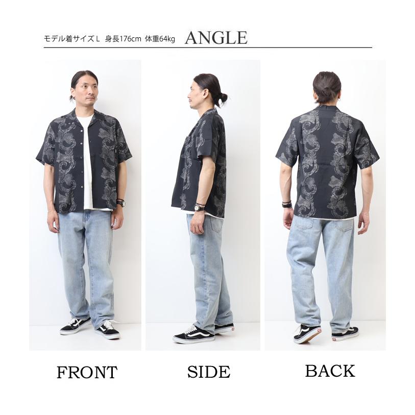 AVIREX（アヴィレックス） アロハシャツ KOMAINU 狛犬 半袖シャツ