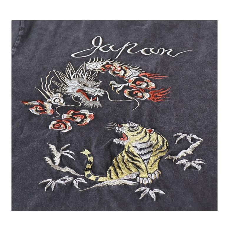 s.kee様✨AVIREX アヴィレックス 龍 虎 富士刺繍 リバーシブル AVIREX（アヴィレックス） スーベニア刺繍 半袖Tシャツ TIGER & DRAGON