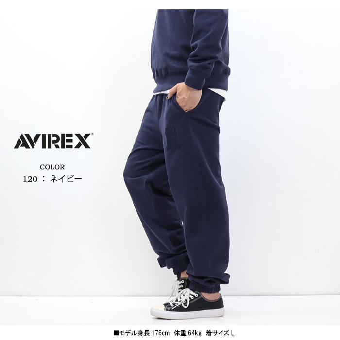AVIREX（アヴィレックス） シグネチャーバーシティー ロゴ スウェット
