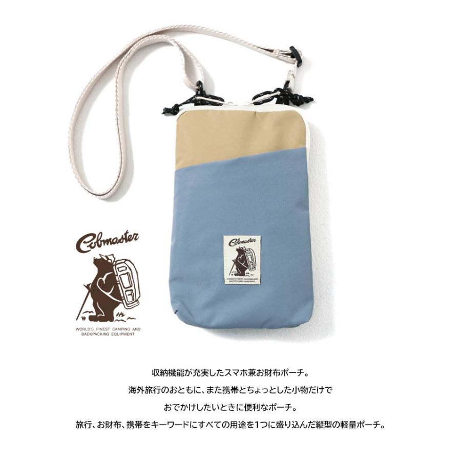 COB MASTER（コブマスター） ショルダーポーチ スマホ入れ 財布 メンズ