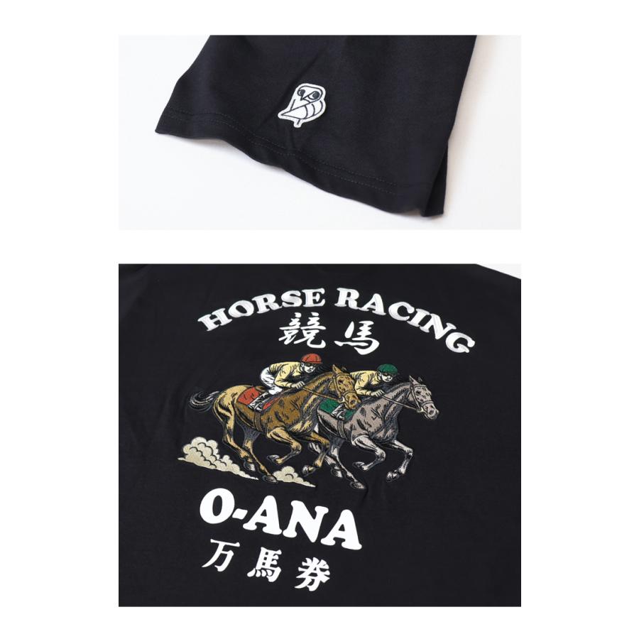 BAKUCHI 博打 バクチ 万馬券 競馬 刺繍 プリント 半袖Tシャツ 大穴 半T