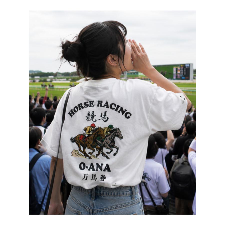 BAKUCHI 博打 バクチ 万馬券 競馬 刺繍 プリント 半袖Tシャツ 大穴 半T