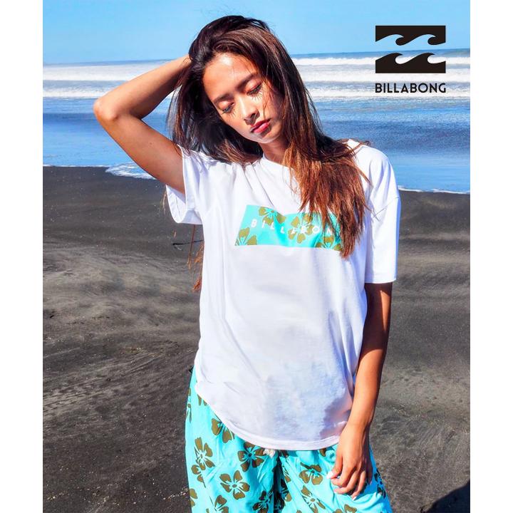 SOLD OUT 新品未使用　ビラボン　Tシャツ　レディース BILLABONG（ビラボン） ウィメンズ RECTANGLE TEE 半袖Tシャツ 半T BOY