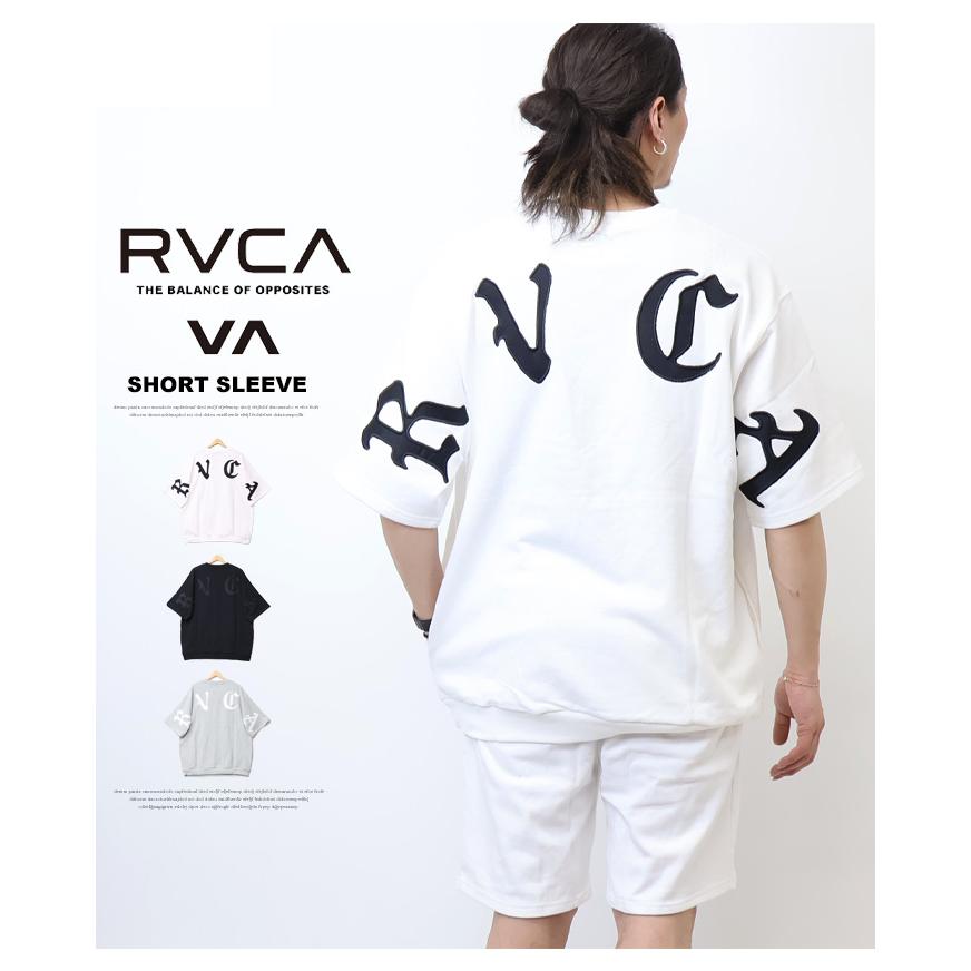 RVCA ビッグシルエットTシャツ 2色セット M RVCA（ルーカ） BACK SIDE ARCH IRON SS ミニ裏毛 半袖Tシャツ 半T