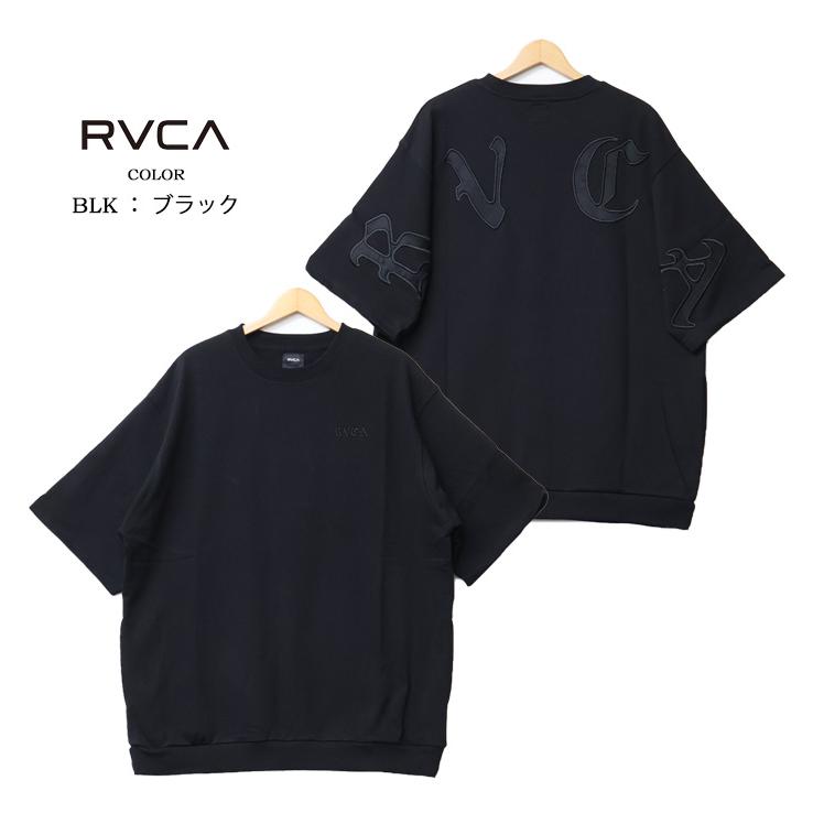 RVCA（ルーカ） BACK SIDE ARCH IRON SS ミニ裏毛 半袖Tシャツ 半T