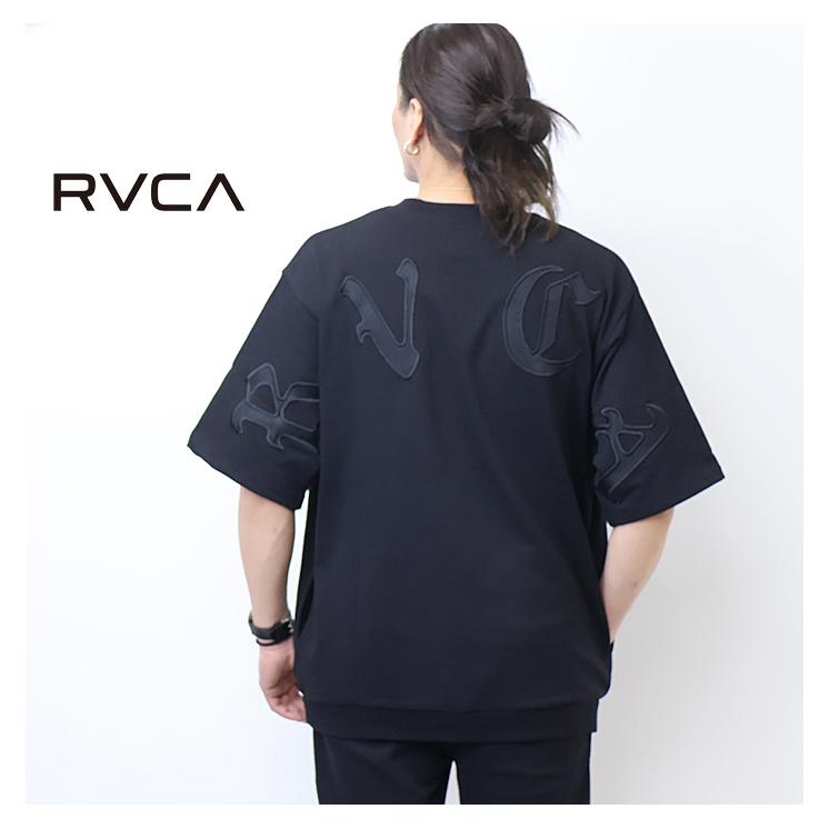 RVCA（ルーカ） BACK SIDE ARCH IRON SS ミニ裏毛 半袖Tシャツ 半T