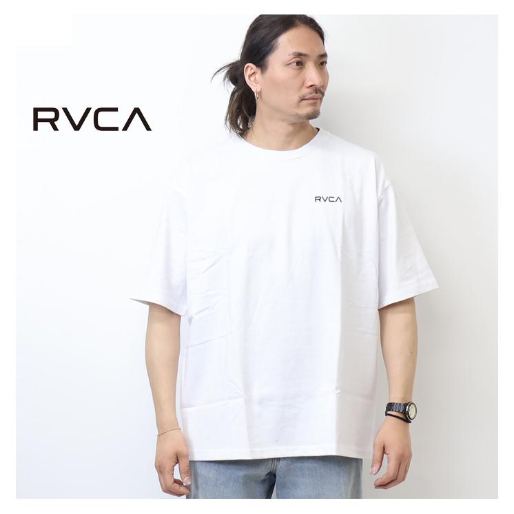ルーカ ARCH RVCA 半袖Tシャツ ビッグシルエット 白S RVCA（ルーカ） BACK SIDE ARCH SS 半袖Tシャツ 半T ビッグシルエット