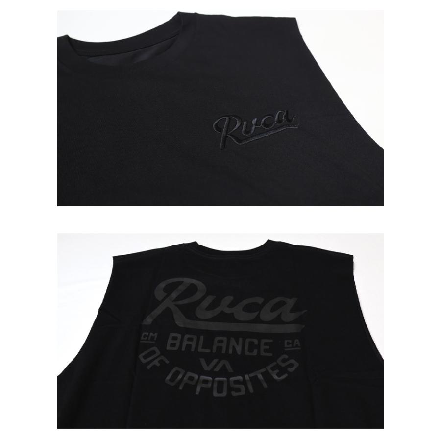 RVCA（ルーカ） SCRIPT SEALED TT タンクトップ ノースリーブTシャツ 