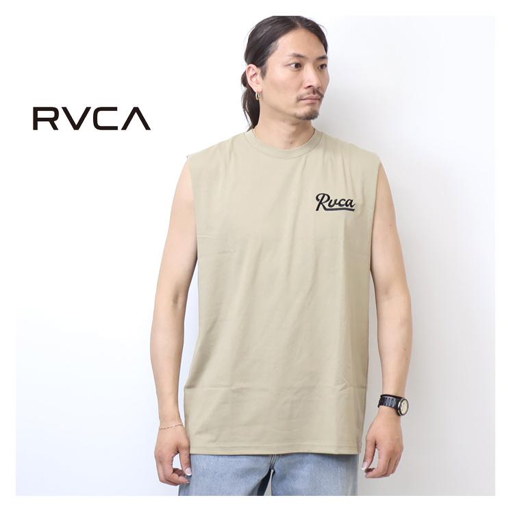 RVCA（ルーカ） SCRIPT SEALED TT タンクトップ ノースリーブTシャツ