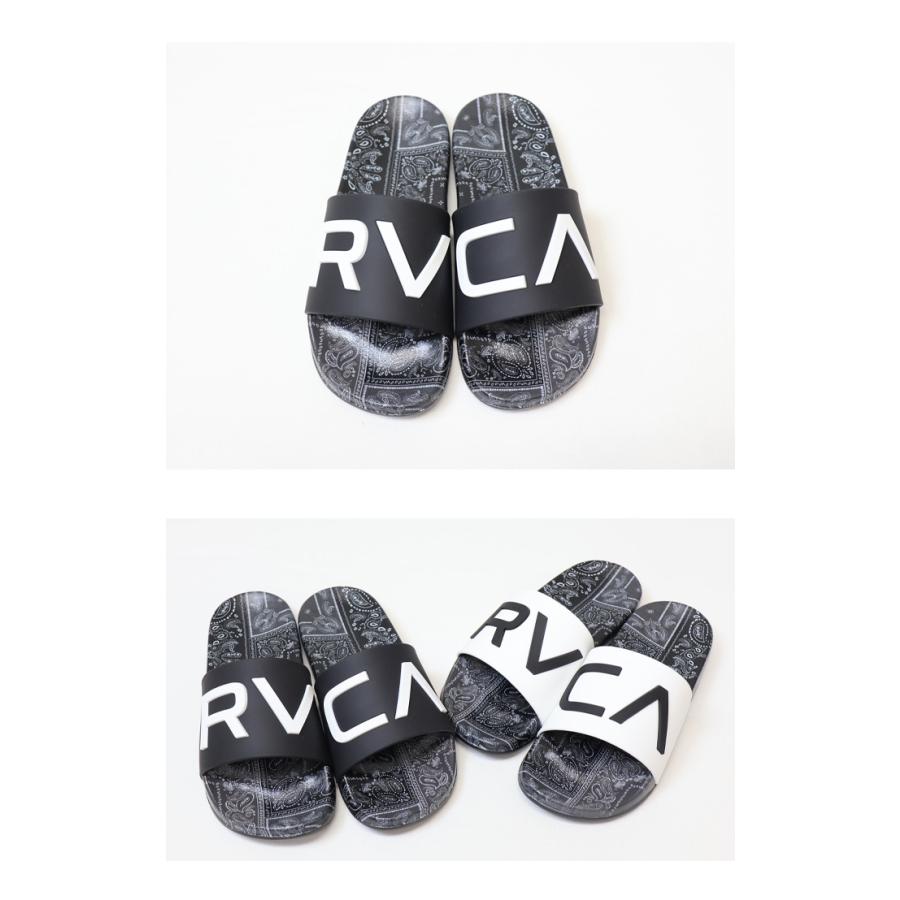 riu リウ　エンボス　ソール　サンダル RVCA（ルーカ） LOGO BANDANA SANDAL シャワーサンダル シャワサン