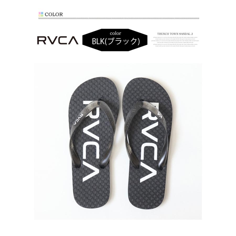 RVCA（ルーカ） TRENCH TOWN SANDAL 2 ビーチサンダル ビーサン メンズ