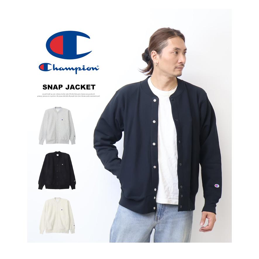Champion（チャンピオン） リバースウィーブ スナップスウェットシャツ