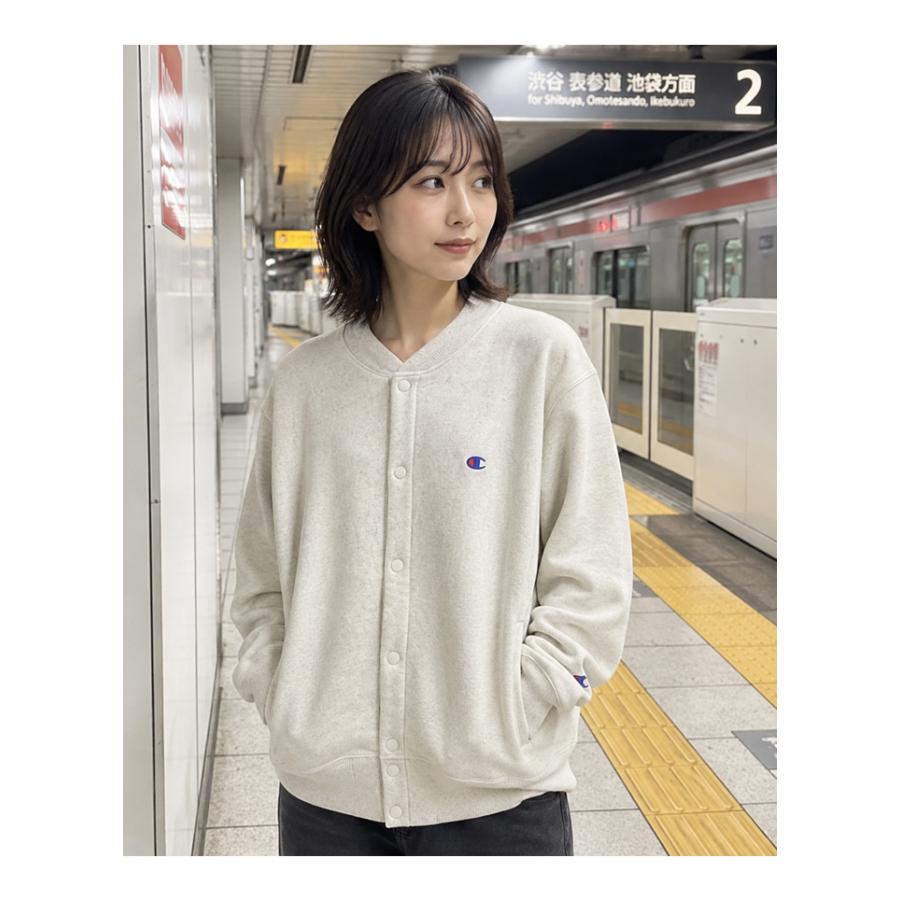 チャンピオン リバースウィーブ アウター スナップ Champion（チャンピオン） リバースウィーブ スナップスウェットシャツ