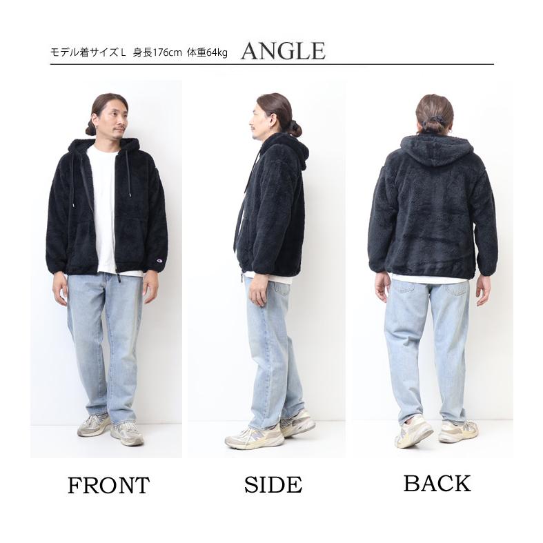 Champion（チャンピオン） ボアフリース ジップパーカー メンズ