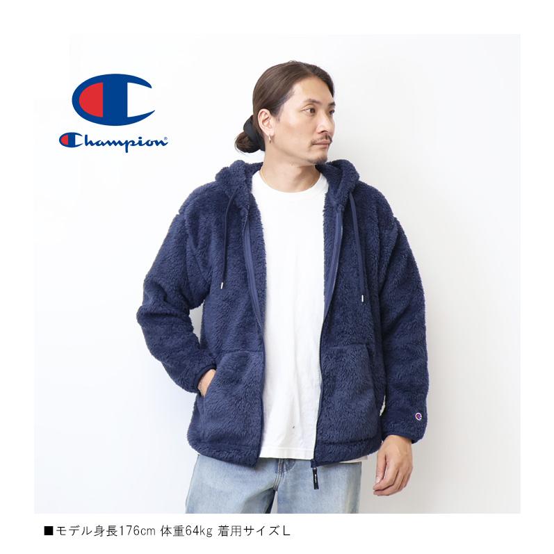 Champion（チャンピオン） ボアフリース ジップパーカー メンズ