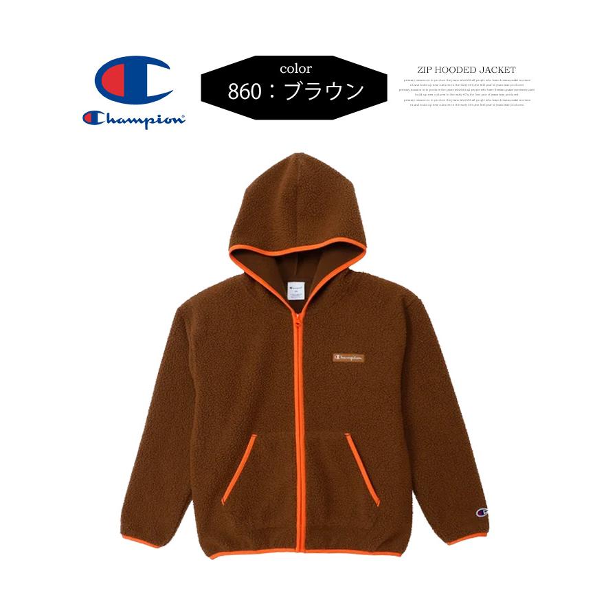Champion（チャンピオン） キッズ ボアフリース ジップパーカー