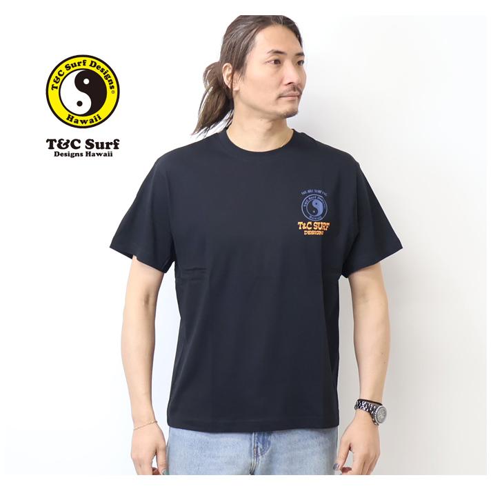 タウン&カントリー T&C Surf Designs プリント 半袖Tシャツ 海 ヤシの