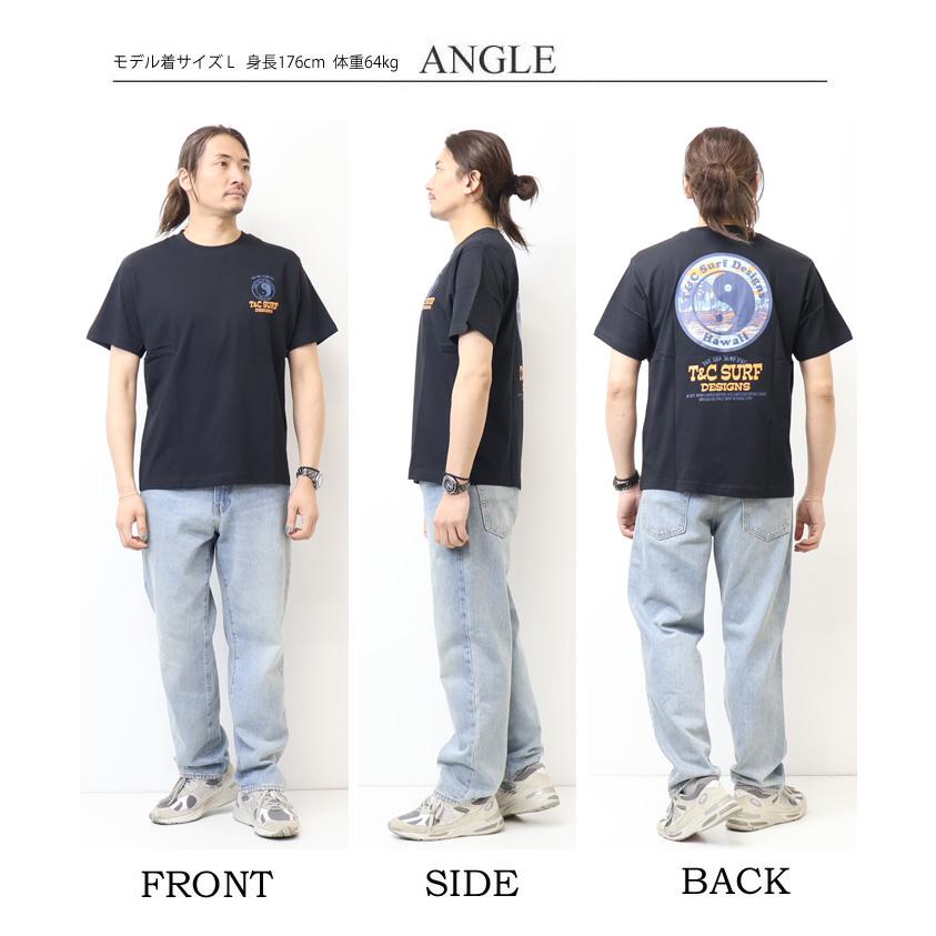 タウン&カントリー T&C Surf Designs プリント 半袖Tシャツ 海 ヤシの