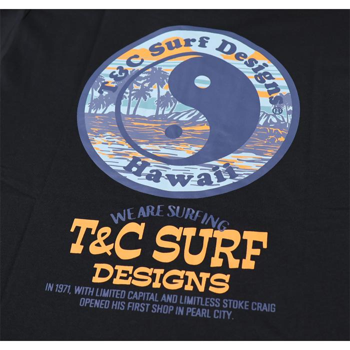 タウン&カントリー T&C Surf Designs プリント 半袖Tシャツ 海 ヤシの