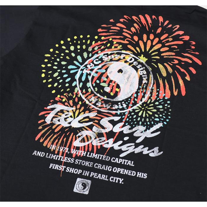 タウン&カントリー T&C Surf Designs プリント 半袖Tシャツ 花火