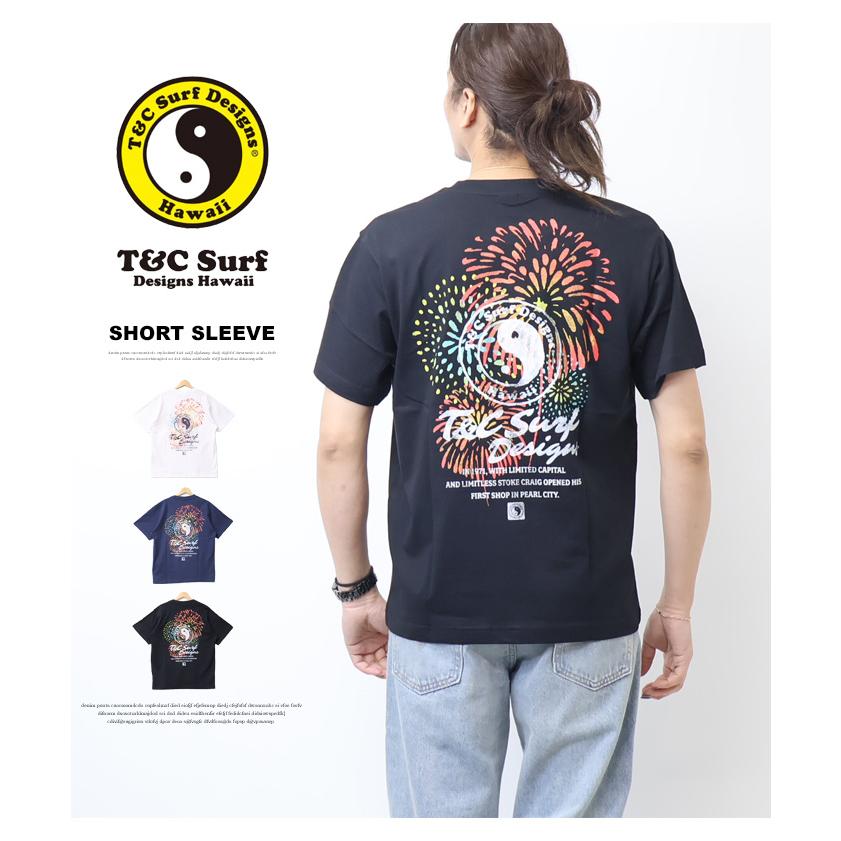 タウン&カントリー T&C Surf Designs プリント 半袖Tシャツ 花火