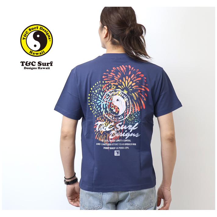 タウン&カントリー T&C Surf Designs プリント 半袖Tシャツ 花火