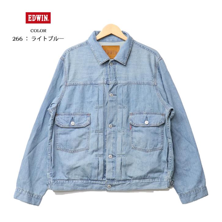 503 EDWIN エドウィン 505J ライトオンス Gジャン デニムジャケット