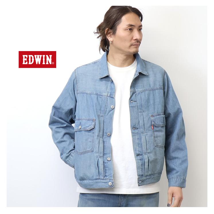 503 EDWIN エドウィン 505J ライトオンス Gジャン デニムジャケット