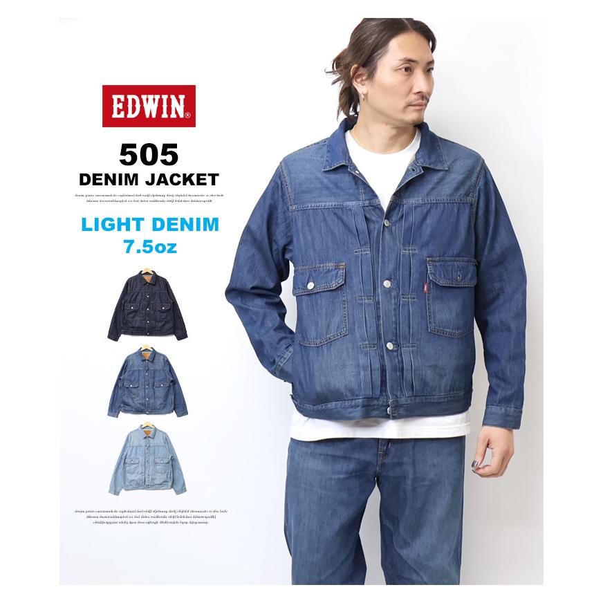 極美品EDWIN×TOMORROWLAND セルビッチデニムジャケット Gジャン EDWIN（エドウィン） デニムジャケット gジャン 「別注」EDWIN ONE
